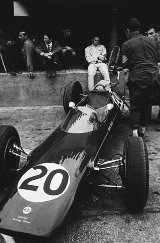 Pendant les essais à Monza pour le GP d'Italie Pendant les essais à Monza pour le GP d'Italie